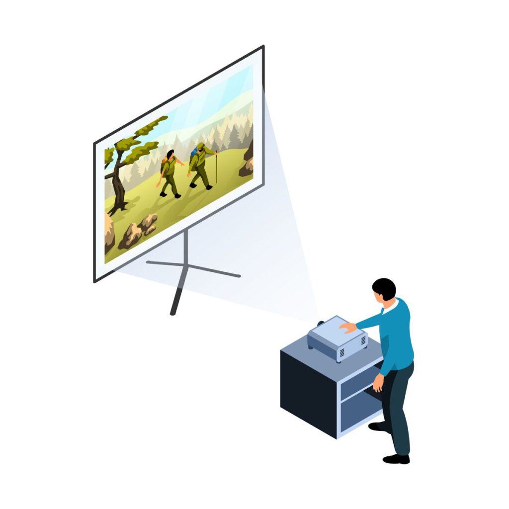 rear projection vs front projection, rear vs front projection, front projection vs rear projection, front or rear projection for outdoors