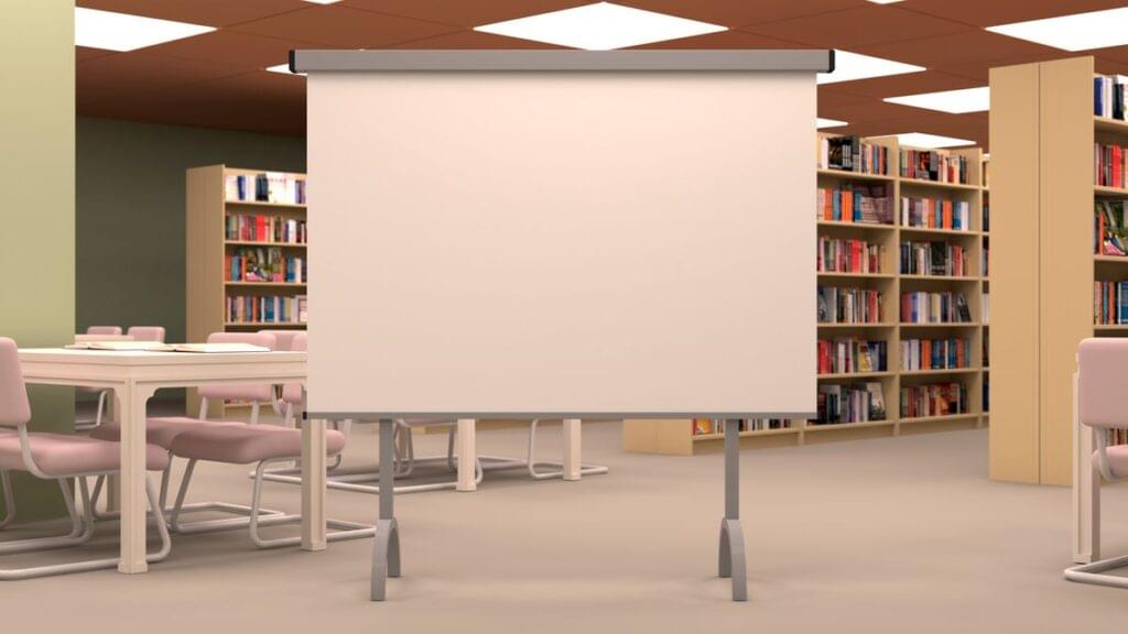 Why do projectors project on white surfaces and not black
