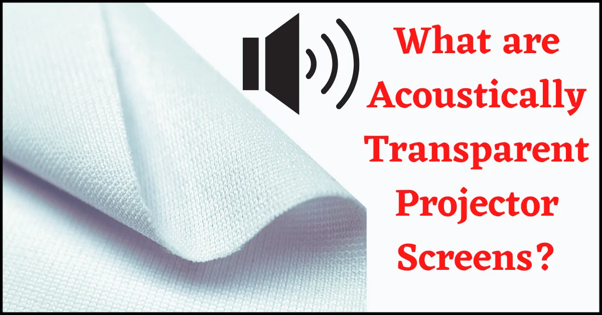 Acoustically Transparent Projector Screens, Acoustically Transparent Screens, Acoustic Screens, Perforated Projector Screens