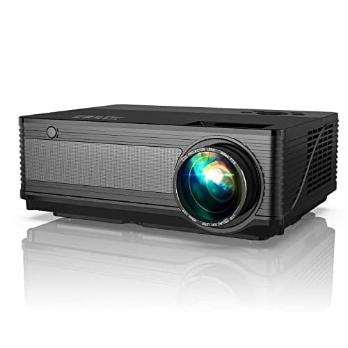 YABER Y21 Native 1920 x 1080P Projector 9000L Upgrad Full HD Video Projector, ±50° 4D Keystone Correction Support 4k&Zoom, Home&Outdoor Projector Compatible TV Stick,iPhone,Android,Laptop,PS4 etc.